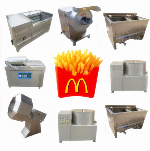 Potato Chips French Fries Automatic Production Line Making Machine Price